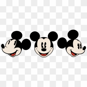 3 Heads@3x - Mickey Mouse, HD Png Download - mickey head png
