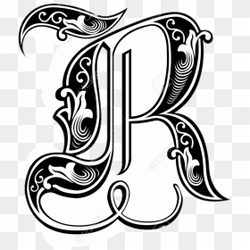 70 Free Download Png Tattoo Effects For Picsart Hd - Fancy Royal Letter R, Transparent Png - picsart png effect