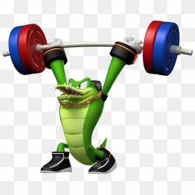 Vector Lifting A Barbell - Vector Mario And Sonic At The Olympic Games, HD Png Download - barbell png