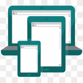 Responsive Clip Arts - Mobile Computing Devices Clipart, HD Png Download - responsive png