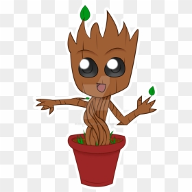 Groot Animie, HD Png Download - groot png