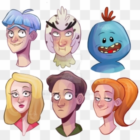 Rick And Morty Doodles By Raposaboba Rick And Morty - Rick And Morty Doodle Art, HD Png Download - morty png