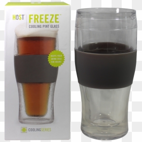 True Fab Host Freeze Cooling Pint Glass , Png Download - Host Freeze Cooling Pint Glass, Transparent Png - cooling glass png