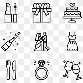 Wedding Timeline Icons Png, Transparent Png - indian wedding symbols png