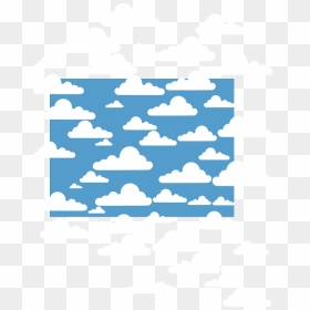 Cloud, Simple, Cartoon, Clouds, Weather, Clue - Free Simple Cloud Png, Transparent Png - cartoon cloud png
