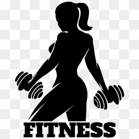 Fitness Centre Silhouette Physical Fitness - Fitness Png, Transparent Png - barbell png