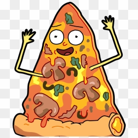 Mushrooms Clipart Mellow - Pepperoni Pizza Morty, HD Png Download - morty png