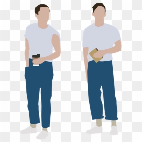 Standing, HD Png Download - people standing png