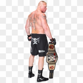 Lesnar Brock Lesnar Wwe World Heavyweight Champion - Wwe Brock Lesnar Championship, HD Png Download - brock lesnar png
