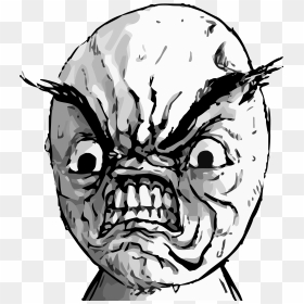 Rage Face By Rober Raik-d4e0fxk Rage Face Meme , Png, Transparent Png - meme face png