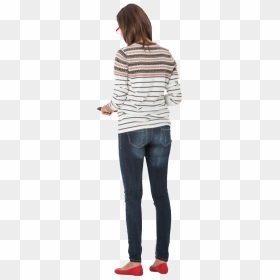 Woman Back Png - Back Woman Standing Png, Transparent Png - people standing png