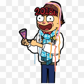 Pocket Mortys New Years Morty, HD Png Download - morty png