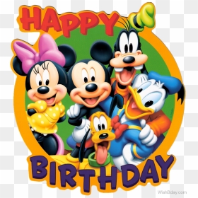 Cartoon Birthday Wishes - Happy Birthday Disney, HD Png Download - birthday wishes png