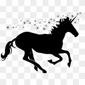 Unicorn Clipart Transparent - Unicorn Silhouette Png, Png Download - unicornio png