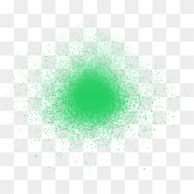 Green Paint Spray - Circle, HD Png Download - spray paint png