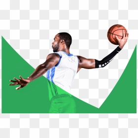Green Black Basketball Player Png , Png Download - Basketball, Transparent Png - basketball player png