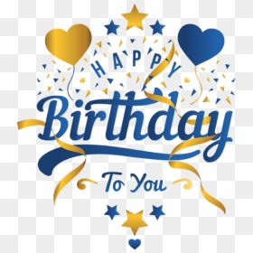 Happy Birthday Dear Png, Transparent Png - birthday wishes png