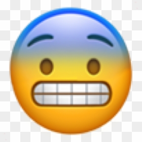 #emoji #mix #scared Emoji #freetoedit - Smiley, HD Png Download - scared emoji png