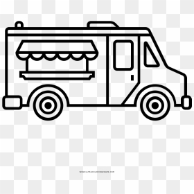 Food Truck Coloring Page - Food Truck Icon Jpg, HD Png Download - food truck png