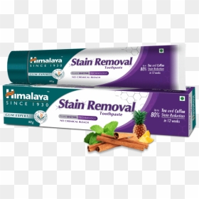 Himalaya Stain Removal Toothpaste, HD Png Download - coffee stain png
