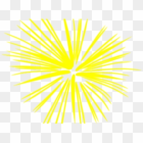 Fireworks Clipart Yellow - Graphic Design, HD Png Download - fireworks png transparency