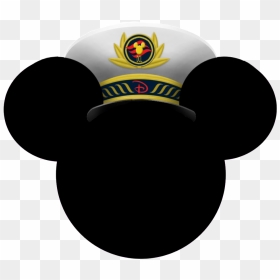 Captain Hat Mickey Head Photo Capthatmh Pngcaptain - Orejas Mickey Marinero Png, Transparent Png - mickey mouse head png