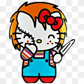 Hellokitty Chucky Halloween - Halloween Hello Kitty Chucky, HD Png Download - chucky png