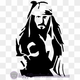 Joker Clipart Spray Paint - Pirates Of The Caribbean Drawing, HD Png Download - spray paint png