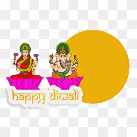 Maha Lakshmi Puja Png Photo Background - Ganesh & Laxmi Png, Transparent Png - lakshmi png