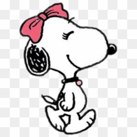 #belle #snoopy #cartoon #peanut #beautiful #work #goodmorning - Snoopy And Belle, HD Png Download - belle png