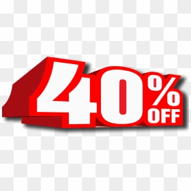 All Regular Priced Items Will Be 40% Off Friday And - Transparent Background 40 Discount, HD Png Download - discount png