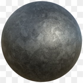 Galvanized Metal Sheet Texture, Seamless And Tileable - Sphere, HD Png Download - metal texture png