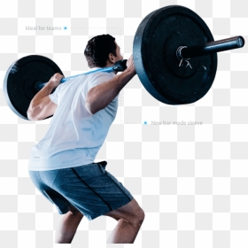 Bar Mode-sleeve - Powerlifting, HD Png Download - barbell png