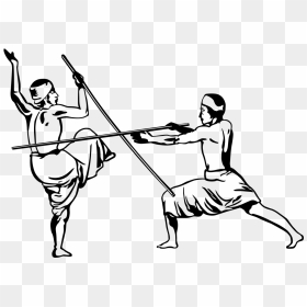 Silambattam Art, HD Png Download - talwar png