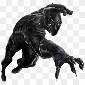 Black Panther Front Clip Arts - Marvel Black Panther Clipart, HD Png Download - black panther logo png