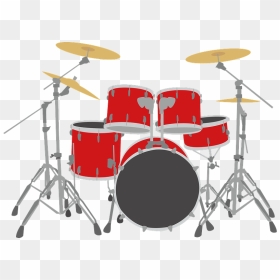 Drum Kit Musical Instrument Clipart - ドラム セット イラスト フリー, HD Png Download - music instruments png