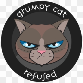 Grumpycatseal-refused - Cartoon, HD Png Download - grumpy cat png