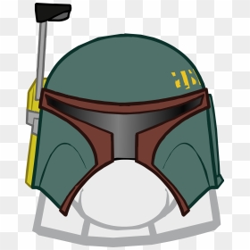 Boba Fett Head Png - Boba Fett Png Helmet, Transparent Png - boba fett png