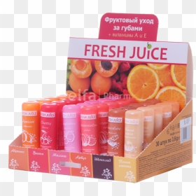 A Set Of Fruit Hygienic Lipstick 30 Pcs - Tangerine, HD Png Download - fresh juice png