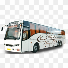 Travel Bus Png - Jabbar Travels Ac Sleeper, Transparent Png - volvo bus png