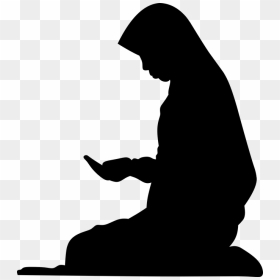 Pray Muslim Woman Png, Transparent Png - prayer png