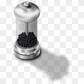 Pepper Mill Clip Arts - Black Pepper Clipart, HD Png Download - salt shaker png