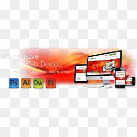Company Web Designing Banner, HD Png Download - responsive png