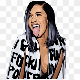 Cardi B Interesting People Freetoedit - Cardi B Sticking Her Tongue Out ...