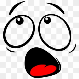 Fearful face emoji clipart. Free download transparent .PNG