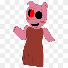 Piggy By Tattyartmemes On Newgrounds - Piggy Roblox Characters, HD Png Download - roblox character png