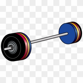 Barbell Clipart - ウエイト リフティング 無料 イラスト, HD Png Download - barbell png