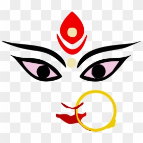 2016 - Durga Maa Face Png, Transparent Png - navratri png