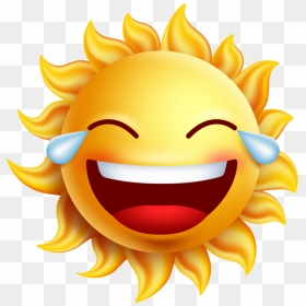 Sunbeam Clipart Cute Baby Sunshine - Sun Face Expressions, HD Png Download - sun emoji png
