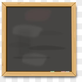 Blank Chalk Board Clip Arts - Picture Frame, HD Png Download - chalk png